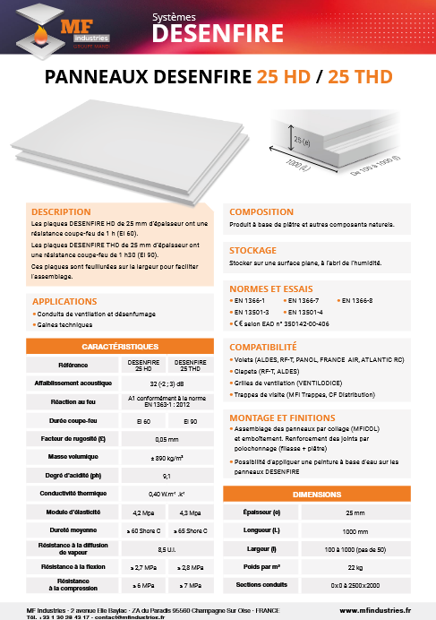 Catalogue MF industries
