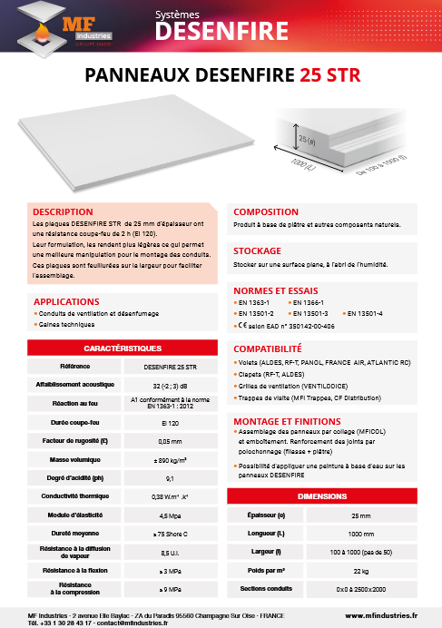 Catalogue MF industries