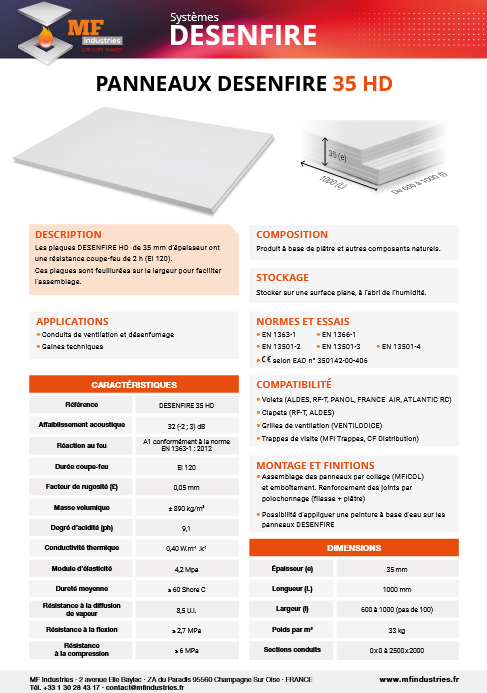 Catalogue MF industries